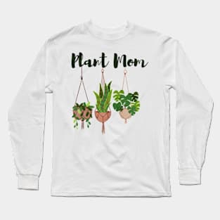 Hanging Planters Pack For Plant Mom Long Sleeve T-Shirt